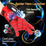 Disney SpiderMan Hero Launcher Rotating Spider-Man Launcher Soft Bullet Gun Suction Cup Ejection Toy Children's Birthday Gift Spider Web Shooterm,  Spider Hero Cosplay Costume Prop Launcher Wrist Toy Gift