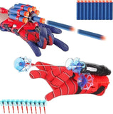 Disney SpiderMan Hero Launcher Rotating Spider-Man Launcher Soft Bullet Gun Suction Cup Ejection Toy Children's Birthday Gift Spider Web Shooterm,  Spider Hero Cosplay Costume Prop Launcher Wrist Toy Gift