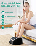 Monclique Hot Electric Foot Massager Stimulate Muscle Activate the Feet Calves Relief Fatigue Promote Blood Circulation Reduce Stress Tool