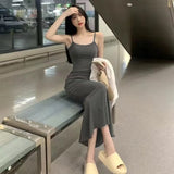 Autumn Pure Sleeveless Dress Women