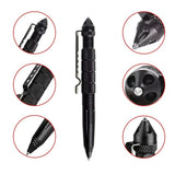 Multi Functional Tactical Pen Outdoor Self-defense B2 Tungsten Steel Head Tactical Defense Pen EDC Multi-function Pen