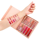 High Shine Transparent Clear Waterproof Long-Lasting 12Pcs/Box Matte Liquid Lipstick/Lip Gloss