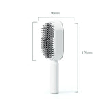 Dawndesslo  Self Cleaning Hair Brush for Women One-key Self Cleaning Hair Loss Airbag Massage Scalp Comb Anti-Static Hairbrush