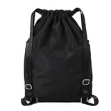 Gym Bag Fitness Backpack Hoedia Sports Drawstring Backpack - String Swim Gym Bag with Shoes Compartment and Wet Proof Pocket for Women&Men