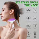 neck face beauty device vibration massage for face and neck, Face Massager Face Sculpting Tool 3 Colour Modes and Vibration for Facial Massager for Double Chin