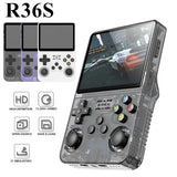 R36S Handheld Game Console 3.5 inch Retro Handheld Video Games Consoles Built-in Rechargeable Battery Portable Style Hand Held Game Consoles System