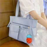 Crossbody Cute Bag for Teens Kawaii Messenger Purse Nylon Shoulder Tote Bags for Girlsa