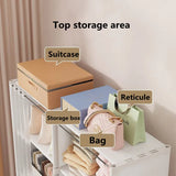 5/6 Layers Dustproof Simple Wardrobe Home Bedroom Dormitory Plastic Multi-Layer Clothing Quilt Toys Books Debris Storage Cabinet