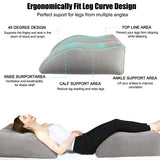 Wedge Pillow for Sleeping - Inflatable Leg Elevation Pillow for Swelling,Circulation,Leg & Back Pain Relief,Leg Support Polyvinyl Chloride Pillow for After Aurgery,Hip,Foot,Ankle Recovery