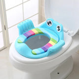 Baby Toilet Potty Seat Children Potty Safe Seat with Armrest for Girls Boy Toilet Training Outdoor Travel Infant Potty Cushion