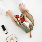 Waterproof Portable Makeup Storage Bag Toiletry Travel Bag Cosmetic Bag Wash Bag Purse With Zipper Ladies Lipstick Pouch