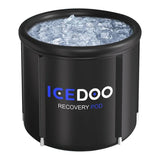 IceDOO 119 Gal Large Ice BathTub for Athletes, Ice Bathtub Portable Ice Plunge Tub,Multiple Layered Inflatable Cold Plunge Tub for Outd