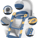 Portable Potty Child WC Toilet Seat Household Children's Pot Baby Toilet Pot Folding Rack Step Stool Potty Training Toilet