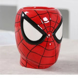 Marvel movie series peripheral Avengers Spider-Man Iron Man ceramic tea coffee mug, cartoon creative personalized water cup exquisite gift