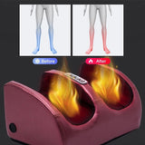 Monclique Hot Electric Foot Massager Stimulate Muscle Activate the Feet Calves Relief Fatigue Promote Blood Circulation Reduce Stress Tool