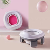 3 in 1 Baby Travel Potty Folding Children's Potty Baby's Mobile Toilet Portable Silicone Baby Training Potty Chair