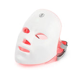 Rechargeable 7 Colors LED Face Mask Light Therapy, Led Face Mask Light Therapy At Home, Blue Red Light Therapy Mask for Face, Facial Devices