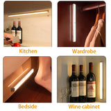 Motion Sensor Wireless LED Night Lights for Bedroom,Bathroom, Staircase, Closet, Room & Aisle