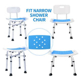 1~10PCS Bathroom Bath Chair Non-slip Warm EVA Blue Aid Seat Bathroom Bath Chair Shower Stool Seat Cushion Safe Bathroom Chairs