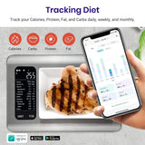 ETEKCITY Weight Loss Scale, Food Kitchen Scale, Digital Grams and Ounces for Weight Loss With Smart Nutrition App, 19 Facts Tracking, Baking, Cooking, Greater Goods Nutrition Scale, Food Grade Glass, Calorie Counting Scale, Meal Prep Scale