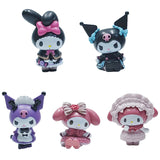 5Pcs Set Sanrio Anime Figure Doll Action Figures