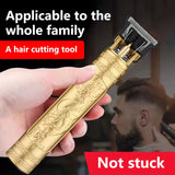 Fannas Hair Clippers for Men, Professional Hair Trimmer Barber Cordless Zero Gapped Hair Clippers with LCD Display, Mens Gifts Beard Trimmer T Liners Shavers Edgers Clipper for Hair Cutting - Gold