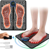 EMS Foot Massager TENS(Model:KTR-2493) for Muscle Relaxation,LCD Display Screen,Back Massager & Legs Massager Pad with Remote Control