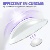 Light for Nails: Handheld Gel X Lamp for Gel Nails Flash Cure Lamp for Gel Nails LED Nail Lamp Portable Mini Nail Dryer Gel Polish Nail Glue Gel USB Flashlight Home DIY Manicure Nail Art Nail Lamp Mini Flashlight Pen