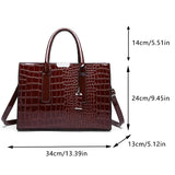 Crocodile Print Handbags