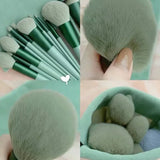 HEONYIRRY 13pcs Makeup Brushes Cosmetic Full Set 3 Colors Soft Hair Female Make Up Tools Foundation Brush Eyeshadow Complete Kit