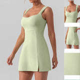 wimSmart 2024 Trending Mini Dress with Built in Shorts & Bra