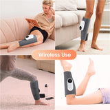 Leg Massager for Circulation and Pain Relief, Calf Air Compression Massager with Heat, Leg Massager with 3 Intensities, 3 Modes, Easy to use, Muscle Relaxation, Gifts (single/Pair)