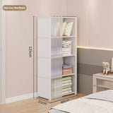 5/6 Layers Dustproof Simple Wardrobe Home Bedroom Dormitory Plastic Multi-Layer Clothing Quilt Toys Books Debris Storage Cabinet