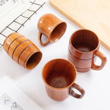 Tazas de madera con gran barriga hechas a mano, tazas con mango de madera de azufaifa, cerveza, té, café, taza de agua y leche, utensilios para Bar de cocina, 1 ud.