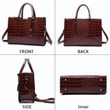 Crocodile Print Handbags