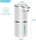 Automatic 80ml USB Rechargeable Electric 4 Level Foaming Soap Dispenser 3 Adjustable Foam Soap Dispenser