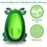 Cute Frog Potty Training Urinal Boy With Fun Aiming Target, Toilet Urinal Trainer, Children Stand Vertical Pee Infant Toddler