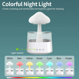 Abay Mushroom Rain Cloud Aroma Diffuser & Humidifier with Colorful Night Lights and Relaxing Rain Water Sounds