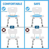 1~10PCS Bathroom Bath Chair Non-slip Warm EVA Blue Aid Seat Bathroom Bath Chair Shower Stool Seat Cushion Safe Bathroom Chairs