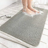 Non-Slip Bathtub Mat, Anti Slip Shower Mat, Fast Drying Bathtub Mats, Foot Scrubber Mat, Anti Slip Mat for Tub, Floor, Bathroom, Kitchen, Home, Hotel (White 60Cm×90Cm)