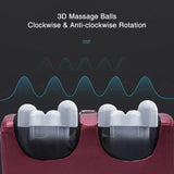 Monclique Hot Electric Foot Massager Stimulate Muscle Activate the Feet Calves Relief Fatigue Promote Blood Circulation Reduce Stress Tool