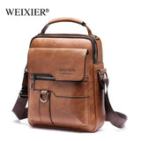 New Men's Messenger Bag Brand designer PU Leather Retro Large-capacity Shoulder Bag Man Handbag Travel Backpack Sac à main