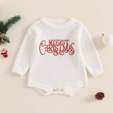 Newborn Baby Girl Boy Christmas Outfit Sweater Oversized Knitted Sweatshirt Romper Infant Warm Fall Winter Clothes