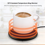 Mug Warmer USB Cup Heater Coffee Tea Cup Warmer Thermostatic Heating Coaster Cup USB Milk Tea Coffee Mug Warmer for Office Home