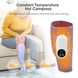 Leg Massager for Circulation and Pain Relief, Calf Air Compression Massager with Heat, Leg Massager with 3 Intensities, 3 Modes, Easy to use, Muscle Relaxation, Gifts (single/Pair)