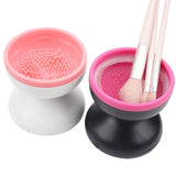 Makeup Brush Cleaner Machine - Electric Make up Brushes Cleaner Cleanser Tool for All Size Beauty Foundation Concealer Contour Eyeshadow Brush Silicone Makeup Cleaning Machine Solution