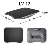 Multifunctional Laptop Desk With Cushion and Filled with Foam Particles, Small Pillow Table, Hard Mouse Pad Large