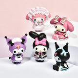 5Pcs Set Sanrio Anime Figure Doll Action Figures