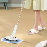 SKYMEN Electric Spin Mop Cordless Hardwood Floor Cleaner Polisher Scrubber for Hard Floor & Tile