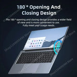 2024 New Laptop Computer Windows 11 Pro Ultra Slim Notebook 14.1 Inch Intel Pentium N3700 16GB 2048GB Office Study PC Computer